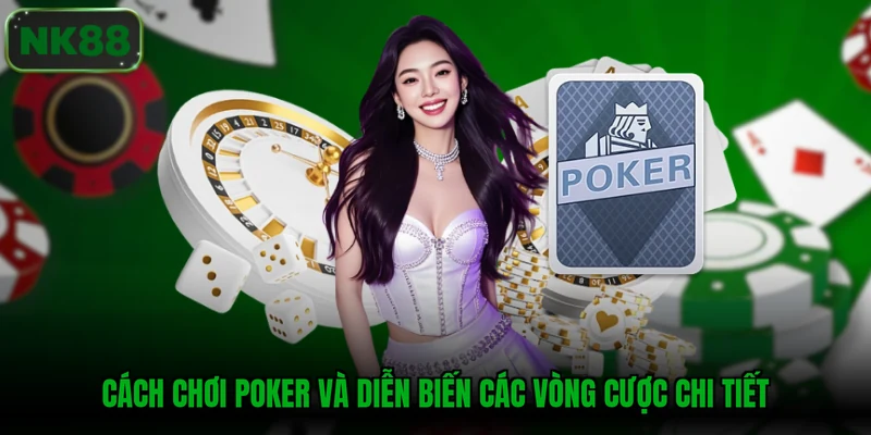 Cách chơi Poker và diễn biến các vòng cược chi tiết