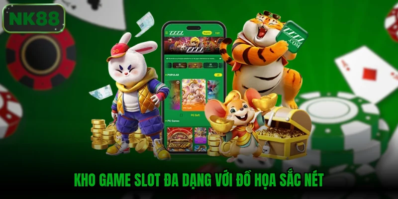 Kho game slot đa dạng với đồ họa sắc nét