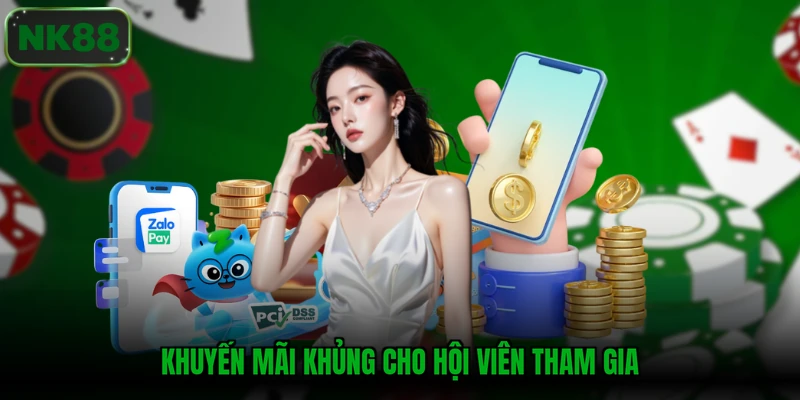 Khuyến mãi khủng cho hội viên tham gia