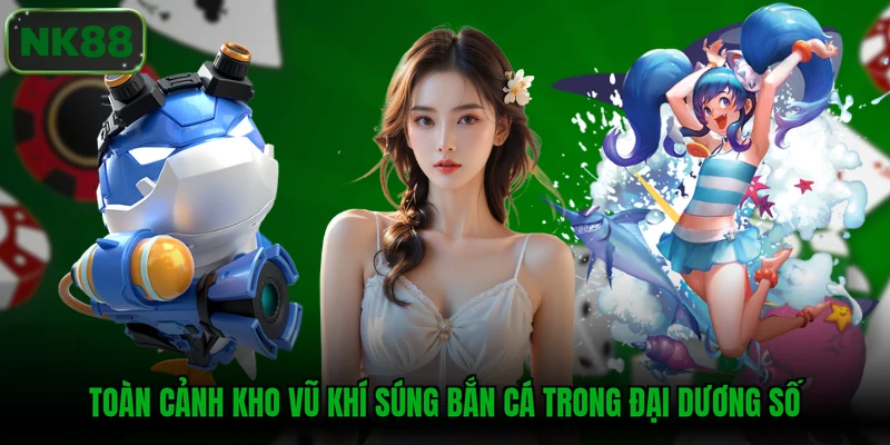 Toàn cảnh kho vũ khí  súng bắn cá trong đại dương số