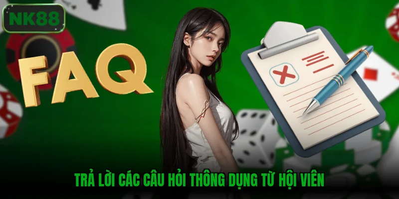 Trả lời các câu hỏi thông dụng từ hội viên